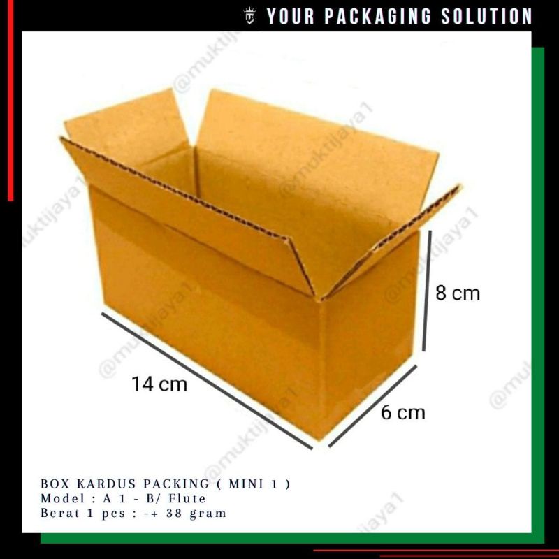 

BOX MINI 1 • Uk. 14x6x8cm • Kotak/Kardus/Karton/ Skincare