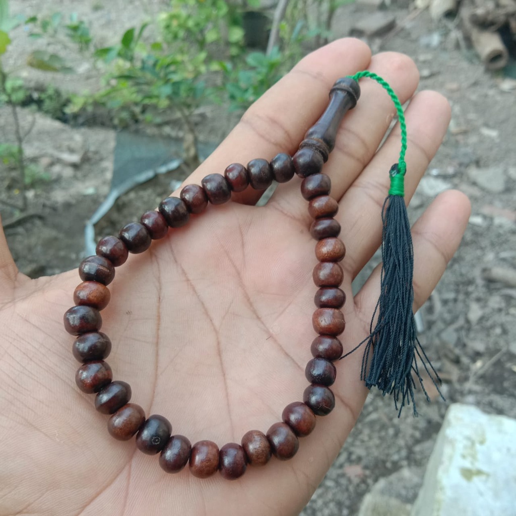 tasbih stigi 7mm | tasbih kayu stigi | tasbih stigi asli | tasbih 33 butir | tasbih stigi asli origi