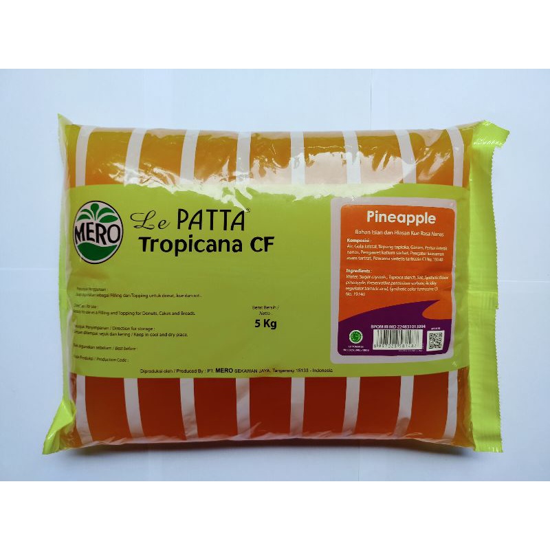 

Selai Lepatta nanas mero repack 500 gram