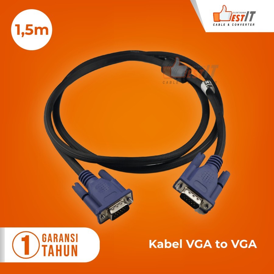NYK Kabel VGA Komputer Laptop High Quality 1.5M 3M 5M 10M 15M 20M