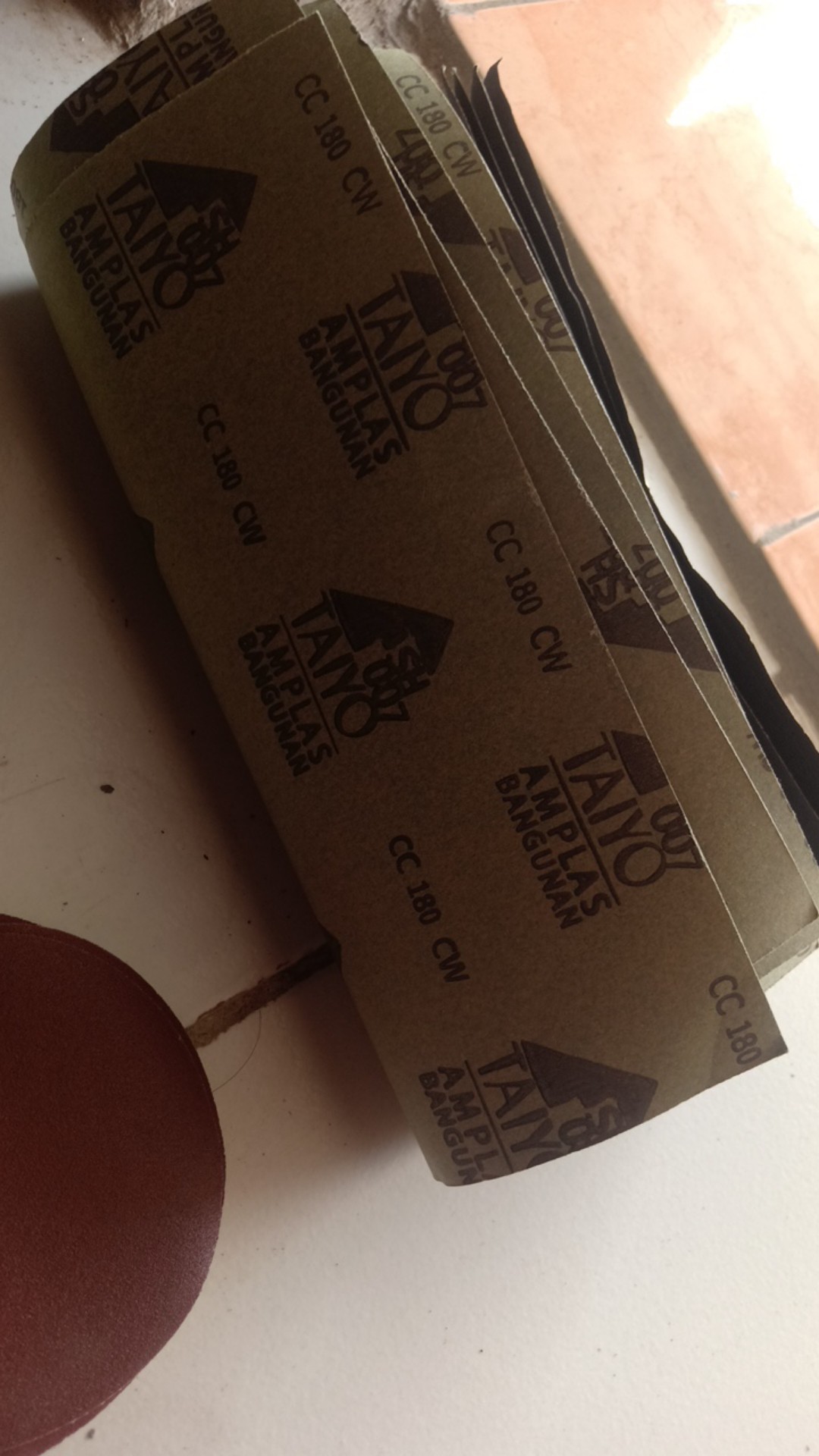 Amplas Taiyo Grit 180 Harga Perlembar  Kd72