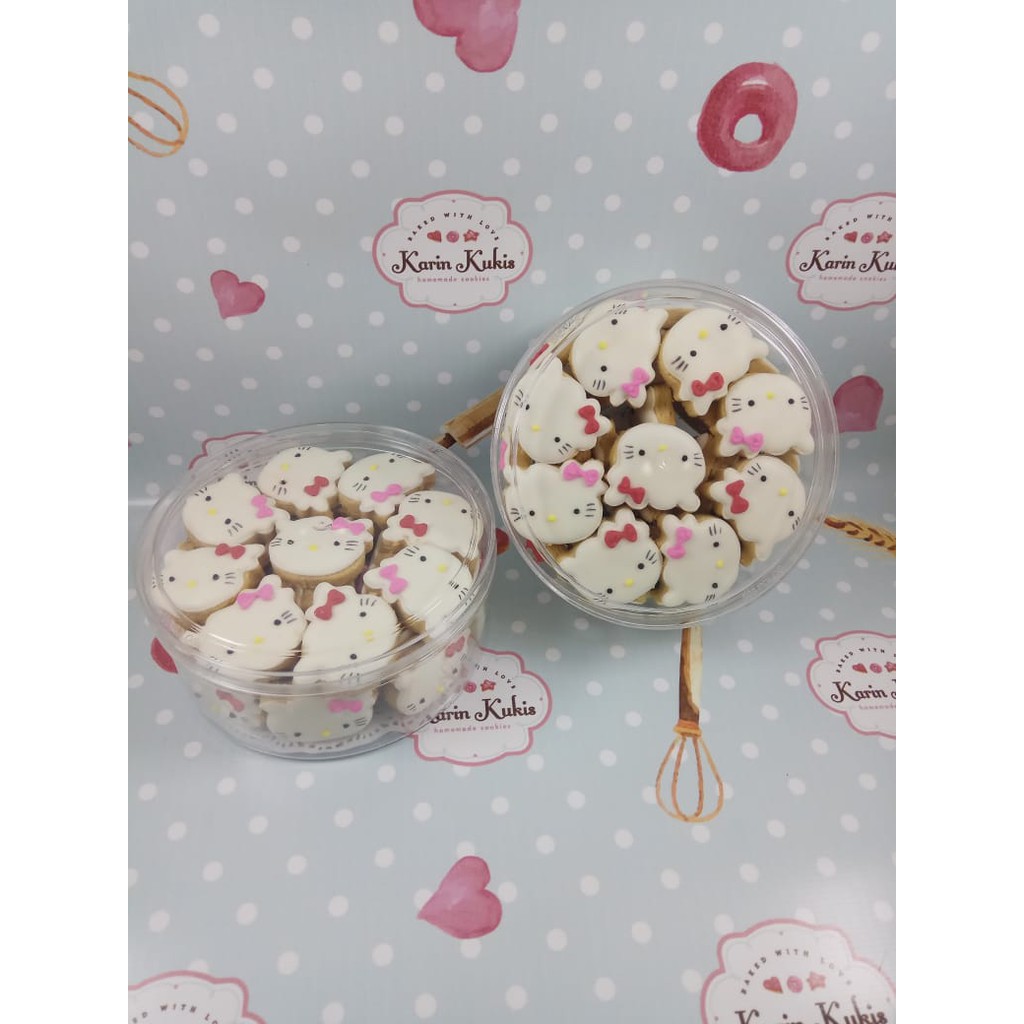 

Kukis Hias, Kukis Karakter, Fancy Cookies, Hampers Hello Kitty 500 gr