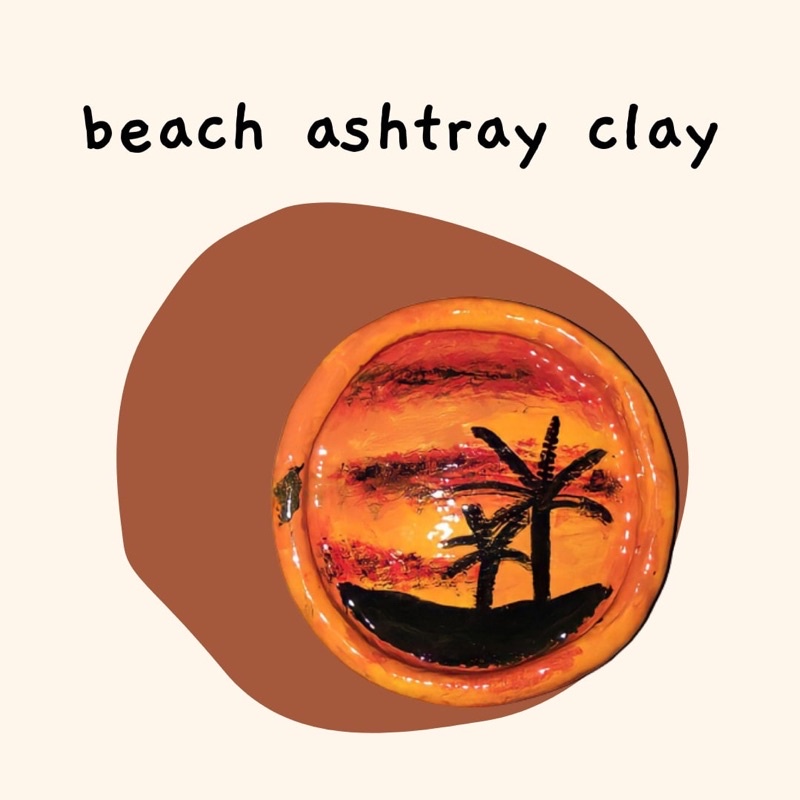 handmade clay ashtray