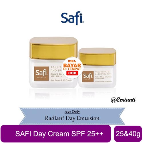 Safi Age Defy Radiant Day Emulsion SPF 25 PA++ 25gr