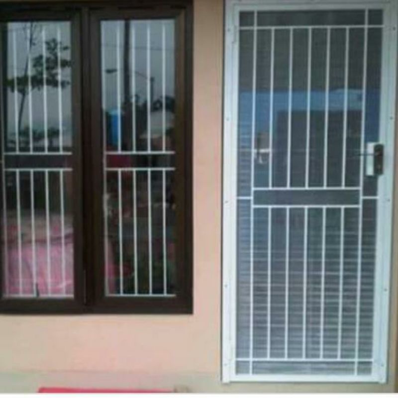 Pintu kasa nyamuk pintu tralis pintu besi pintu dobel