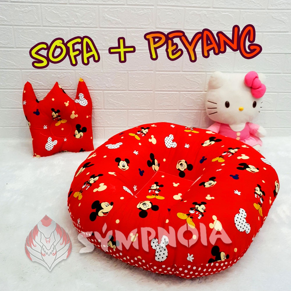 [COD] [NEW ARRIVAL} Sofa Bayi Multifungsi + Bantal Peyang / Kasur Bayi Empuk