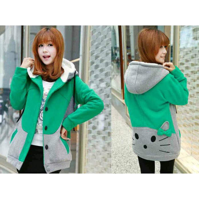 Promo Jaket Hellokitty/Jaket Wanita/Hoodie/Sweeter/Jaket Korea/Promo* Lt