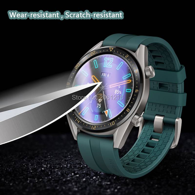 Pelindung Layar Tempered Glass 9h 2.5d Diameter 26-40mm Anti Blue Light Ungu Untuk Dw Casio Timex Fosil