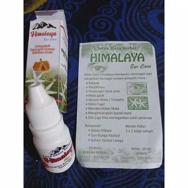 OBAT TETES Mata | Himalaya Herbal Bunga Kitolod | Obat Mata Katarak |Mata Minus Buram