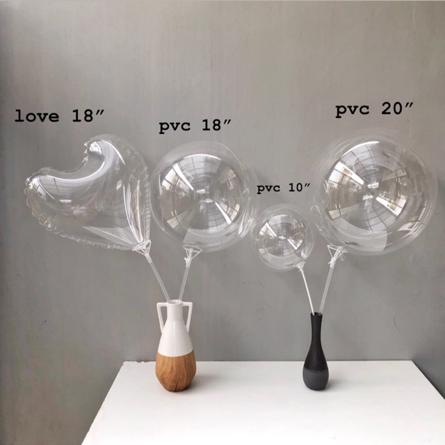 Balon PVC Transparant / Balon Clear PVC / Balon bening