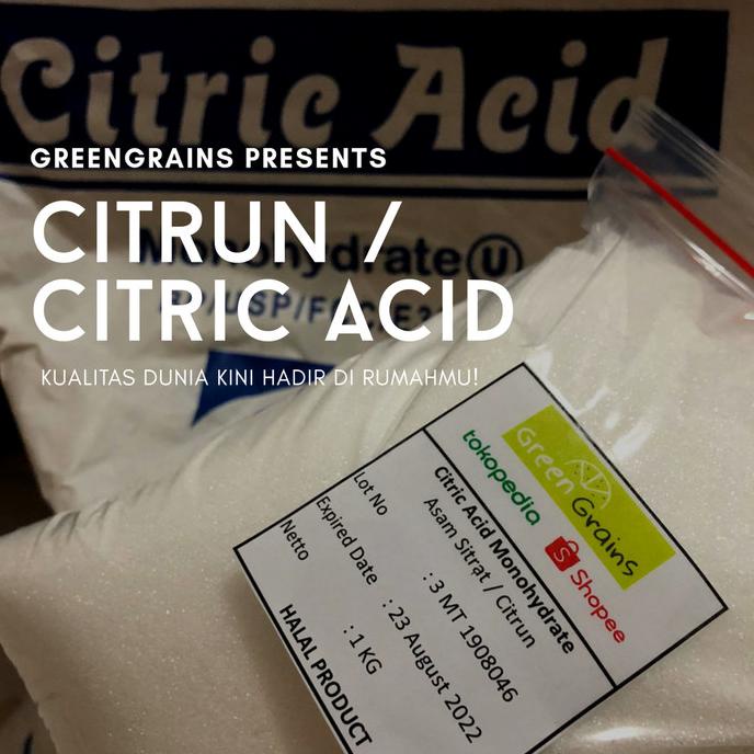 

Citric Acid Monohydrate / Asam Sitrat - 1 KG