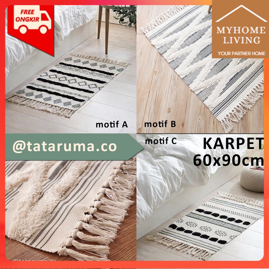 ZUKA - Karpet Nordic 60 x 90 Modern Minimalis