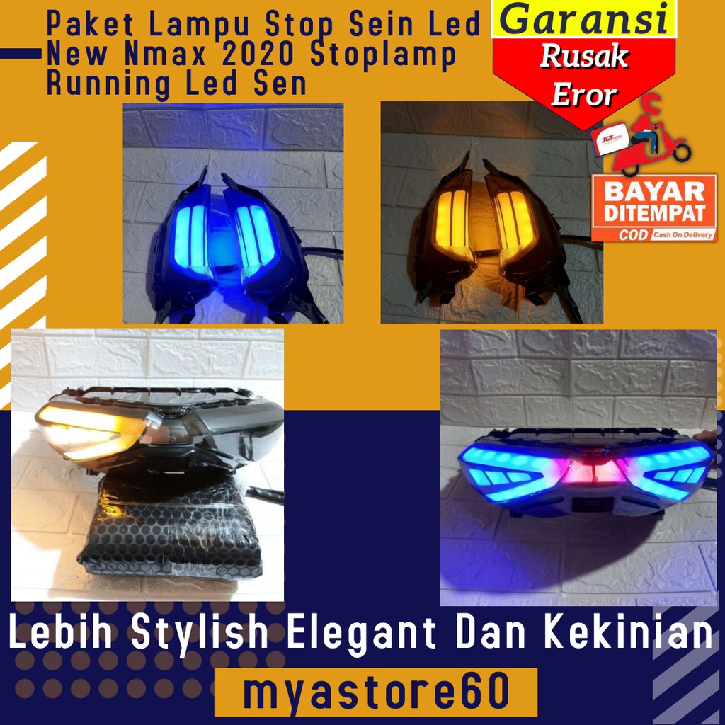 Paket Lampu Stop Sein Led Yamaha New Nmax 2020