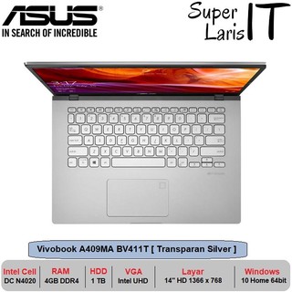 Laptop Asus Vivobook A409MA BV411 / 2T Intel N4020|4GB|1TB