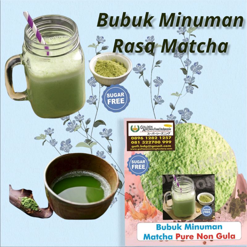 

Bubuk Minuman Matcha Pure Non Gula 1 Kg Matcha Drinking Powder