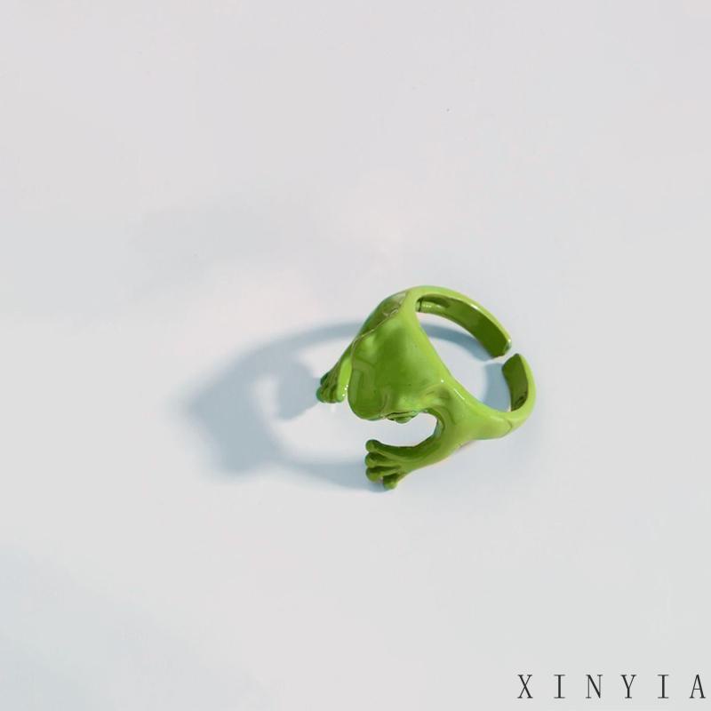 Cincin Model Terbuka Bahan Metal Adjustable Untuk Unisex