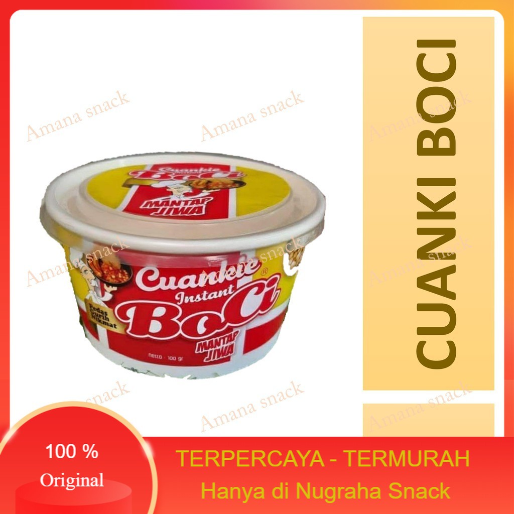 

Cuanki BOCI Instan - TERLARIS & TERMURAH