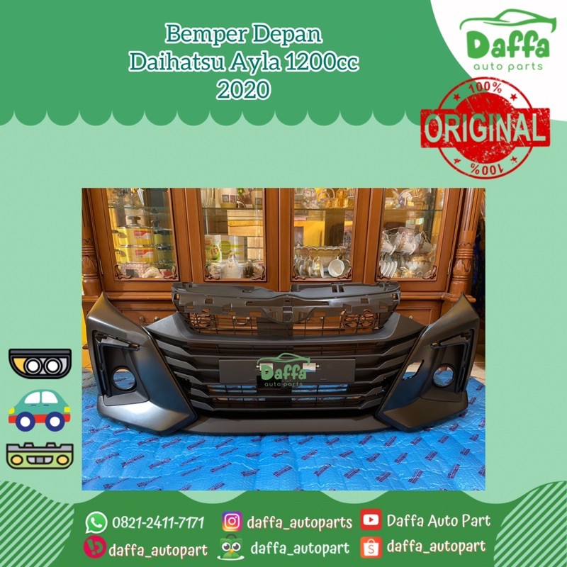 Bemper Bumper Guard Depan Mobil Daihatsu Ayla Toyota Agya 1200cc 1200 cc 2019 2020 2021 2022 NEW ORI