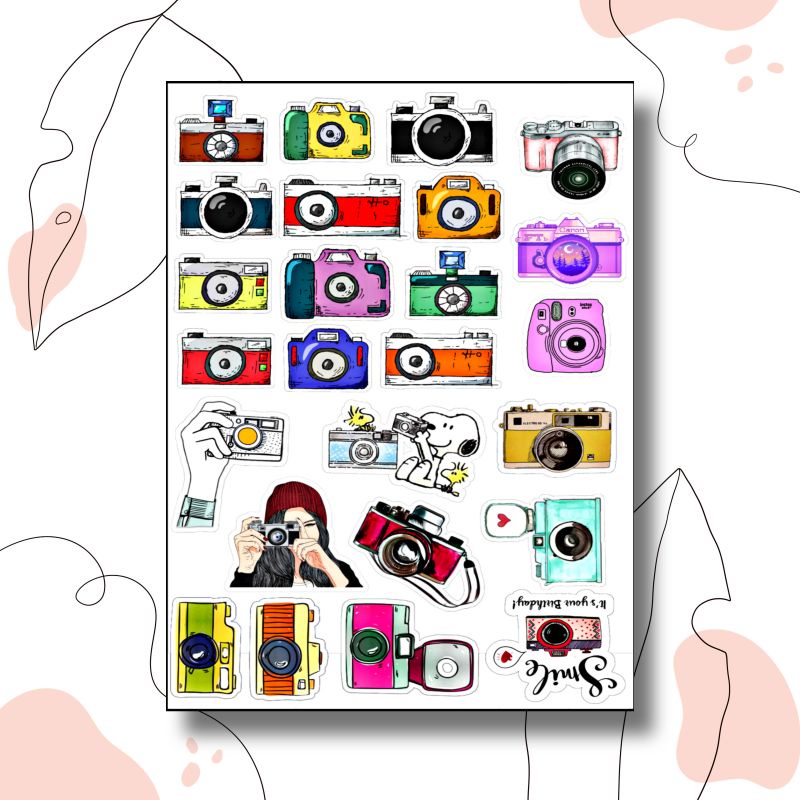 

Sticker Tumbler, Laptop, Case HP, Notebook Unik & Lucu Camera Photo