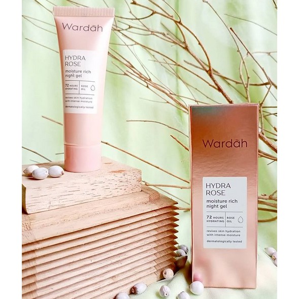 

Wardah Hydra Rose Moisture Rich Night Gel 17 ml