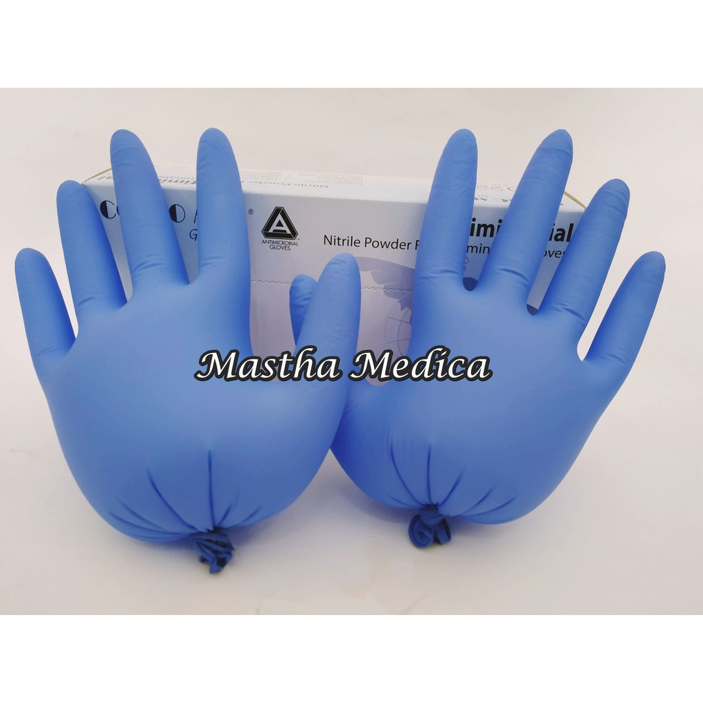 Sarung Tangan Nitrile Cosmomed Biru