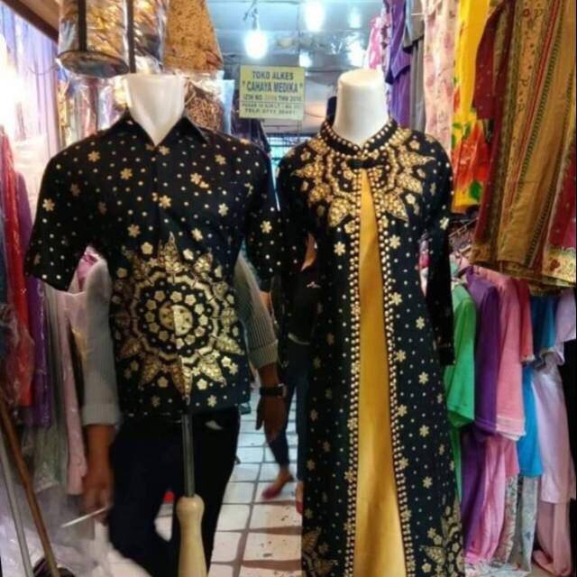 Couple batik Palembang/songket Palembang/Jupri Palembang