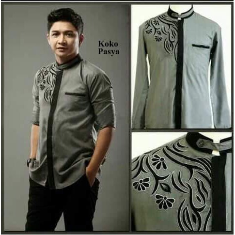 Pasya Grey +bordir Rayon Bangkok Oscar Fashion