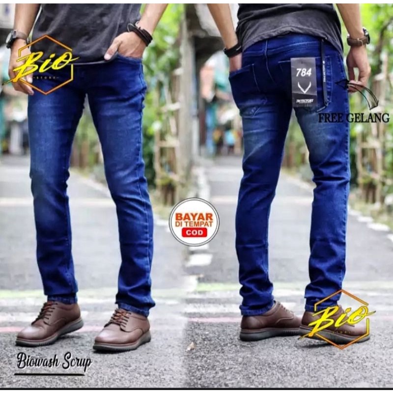 [ BAYAR DI TEMPAT/ COD ] - FIFTEEN celana jeans pria - jeans skinny pria - jeans pensil pria - jeans slim fit pria - jeans original - jeans panjang pria