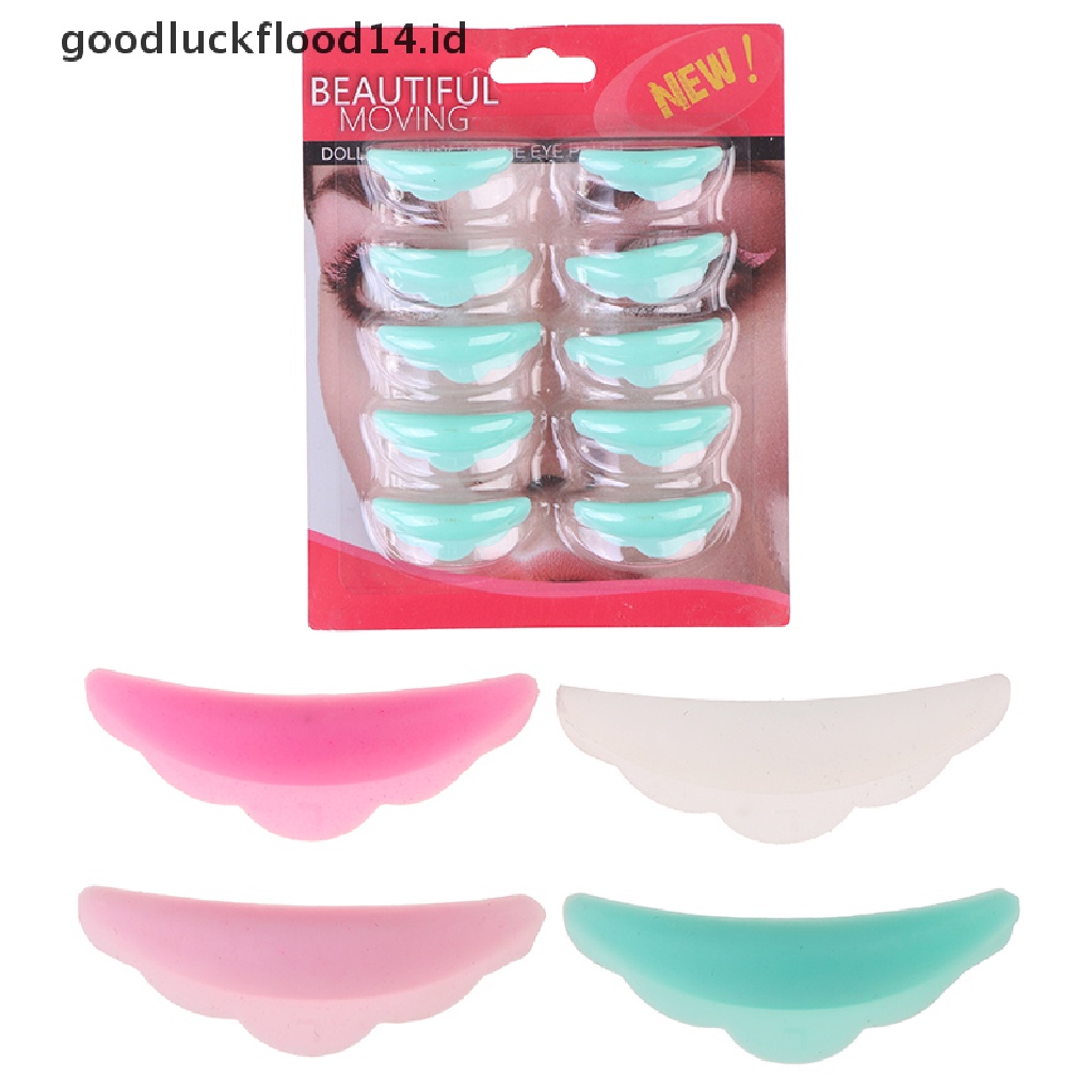 [OOID] 5 Pairs/Bag Eyelash Lift Curlers Curl Shields pads S M M1 M2 L Soft Silicone Rod ID