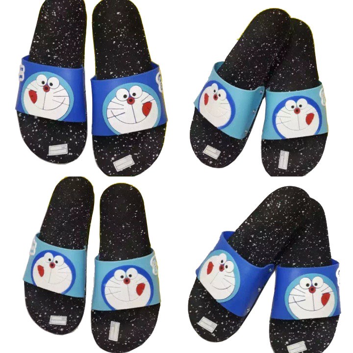 Sandal karet Wanita / Sandal slop wanita Karakter Doraemon