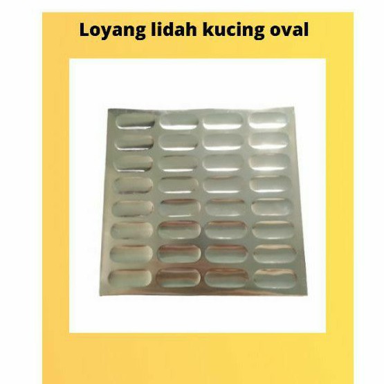 Loyang Lidah Kucing 30x30 cm alumunium