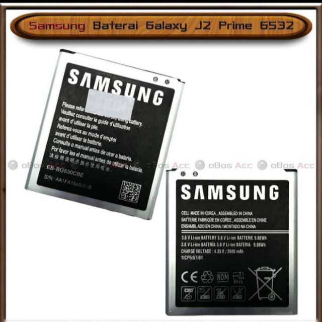 Baterai Samsung Galaxy J2 Prime G532 Original Batre Batrai HP