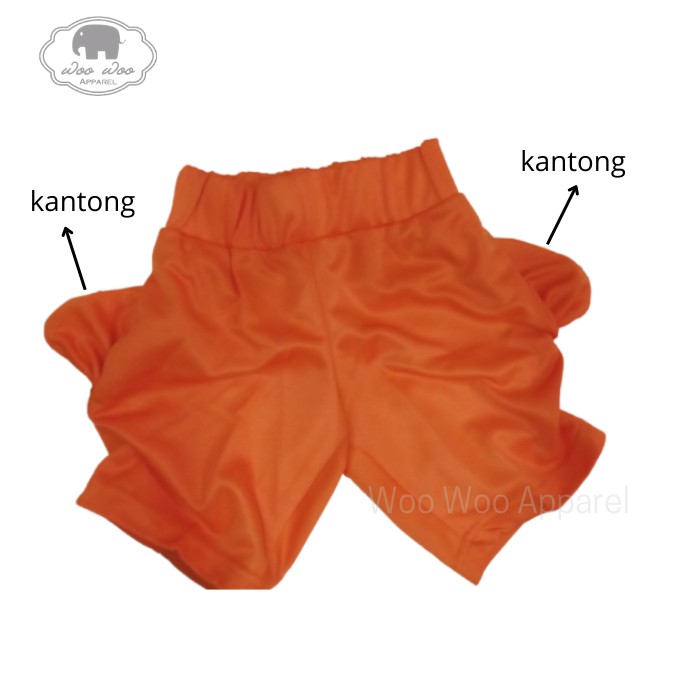 CELANA OBLONG ANAK ORANGE