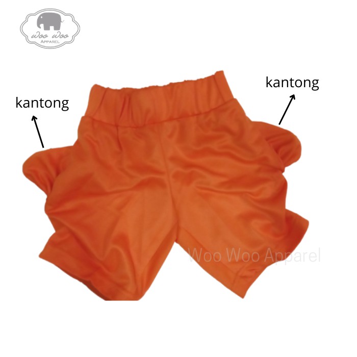 CELANA OBLONG ANAK ORANGE