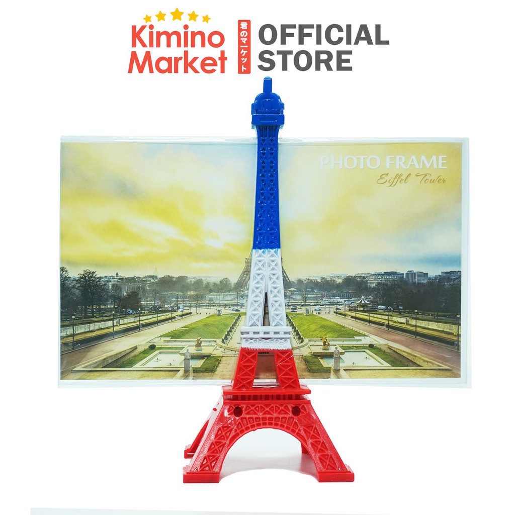 Frame Foto Pas Foto Kaca Ornament Pajangan Eiffel 2 in 1 Murah Berkualitas