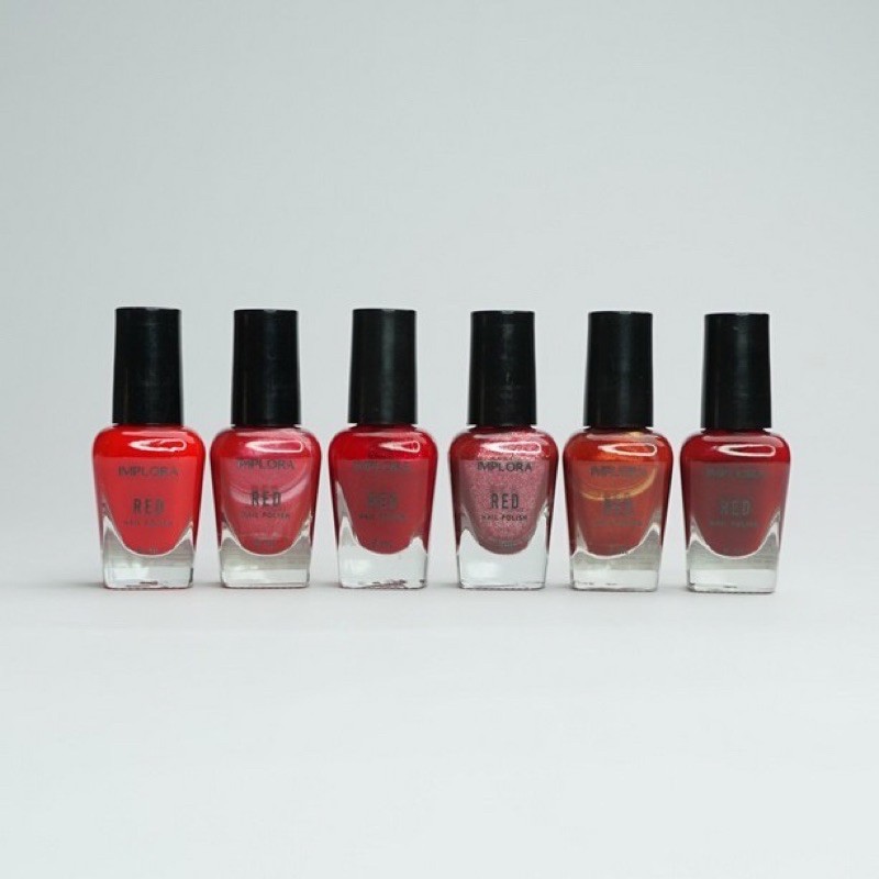 harga satuan [ pcs ] kutek implora terbaru -- implora nail polish new shade -- implora kutek wonder -- kutek red implora