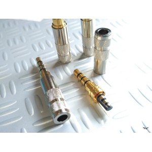 3.5mm TRRS 4 Pole for Hifiman Balanced Male Plug Jack 3.5
