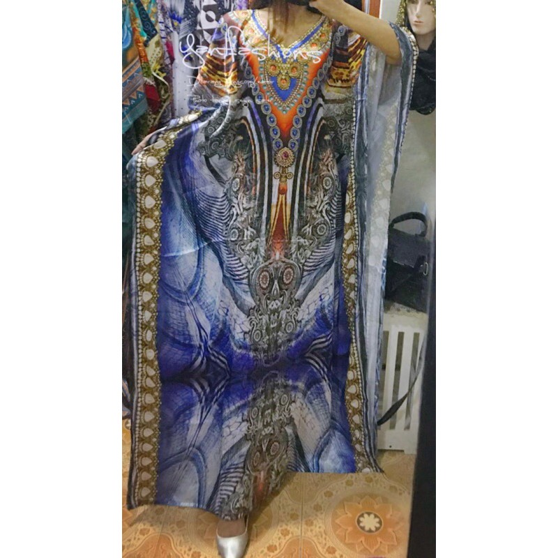 Kaftan India sutra silk kaftan import