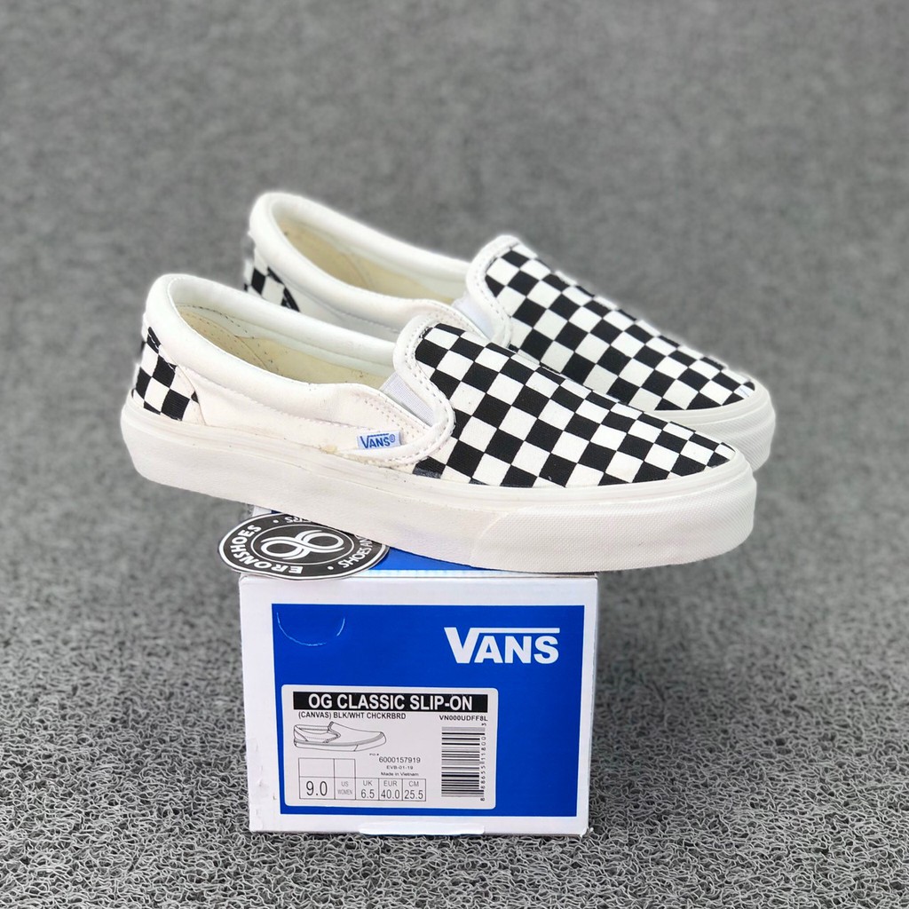 vans slipon checkerboard og