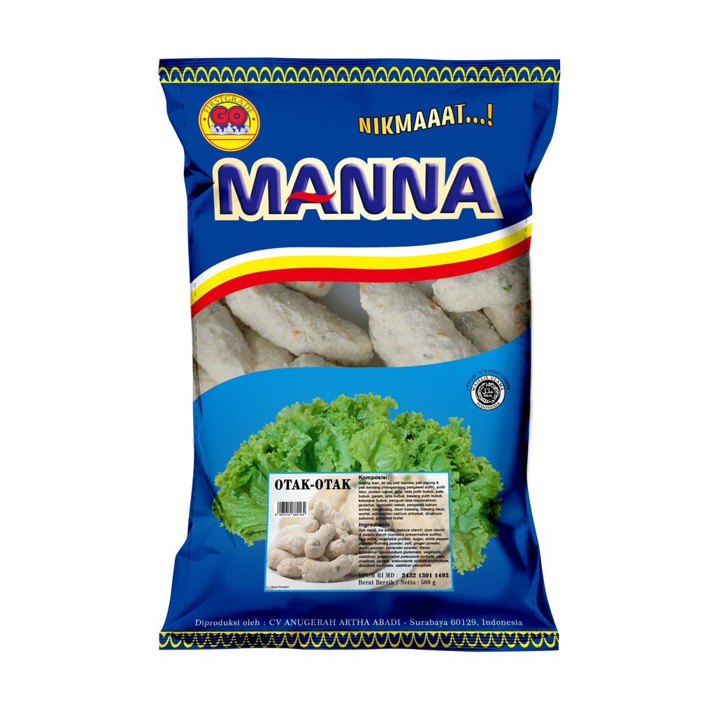 [FROZEN FOOD GOMANNA] OTAK OTAK IKAN ISI 30-33 (500GR) MAKANAN INSTAN BAKSO/SOSIS/NUGGET BPOM HALAL