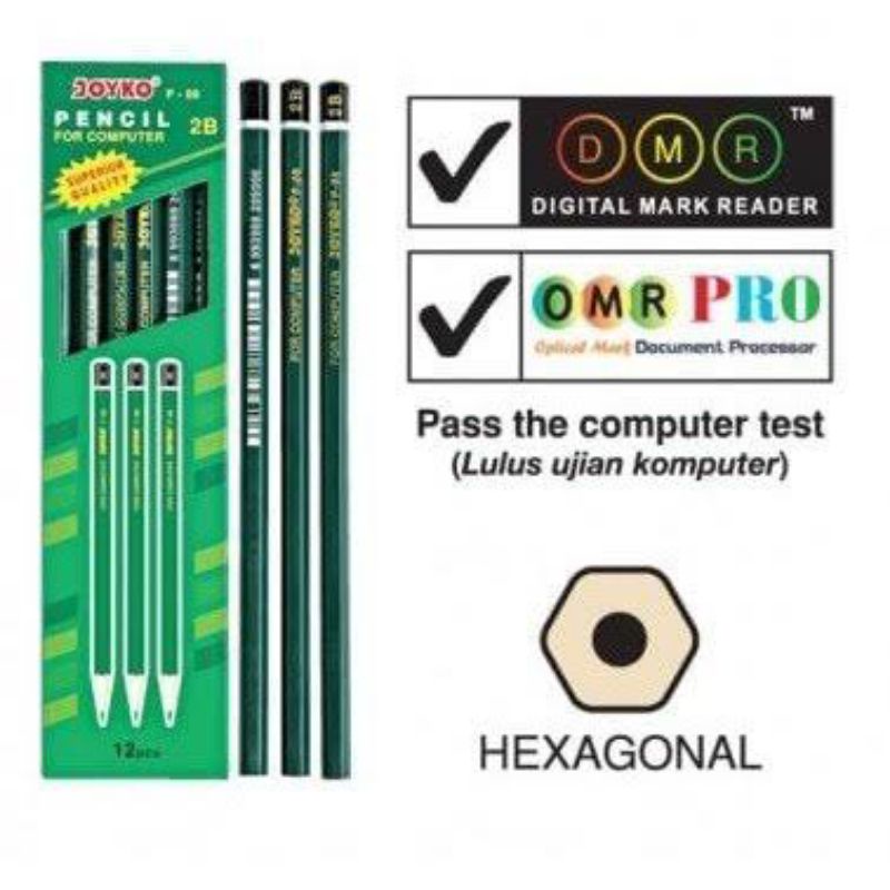 

Pensil 2B For Computer Pensil 2B Joyko P88 P-88