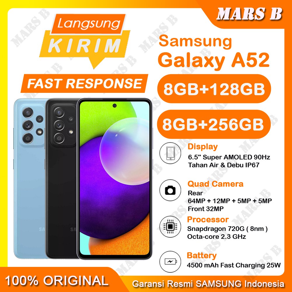 Jual Samsung Galaxy A52 [ 8GB/128GB ] & [ 8GB/256GB ] - Garansi Resmi ...