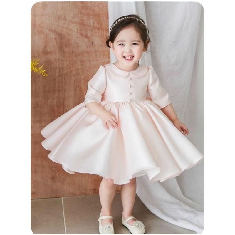 gaun bayi putih premium