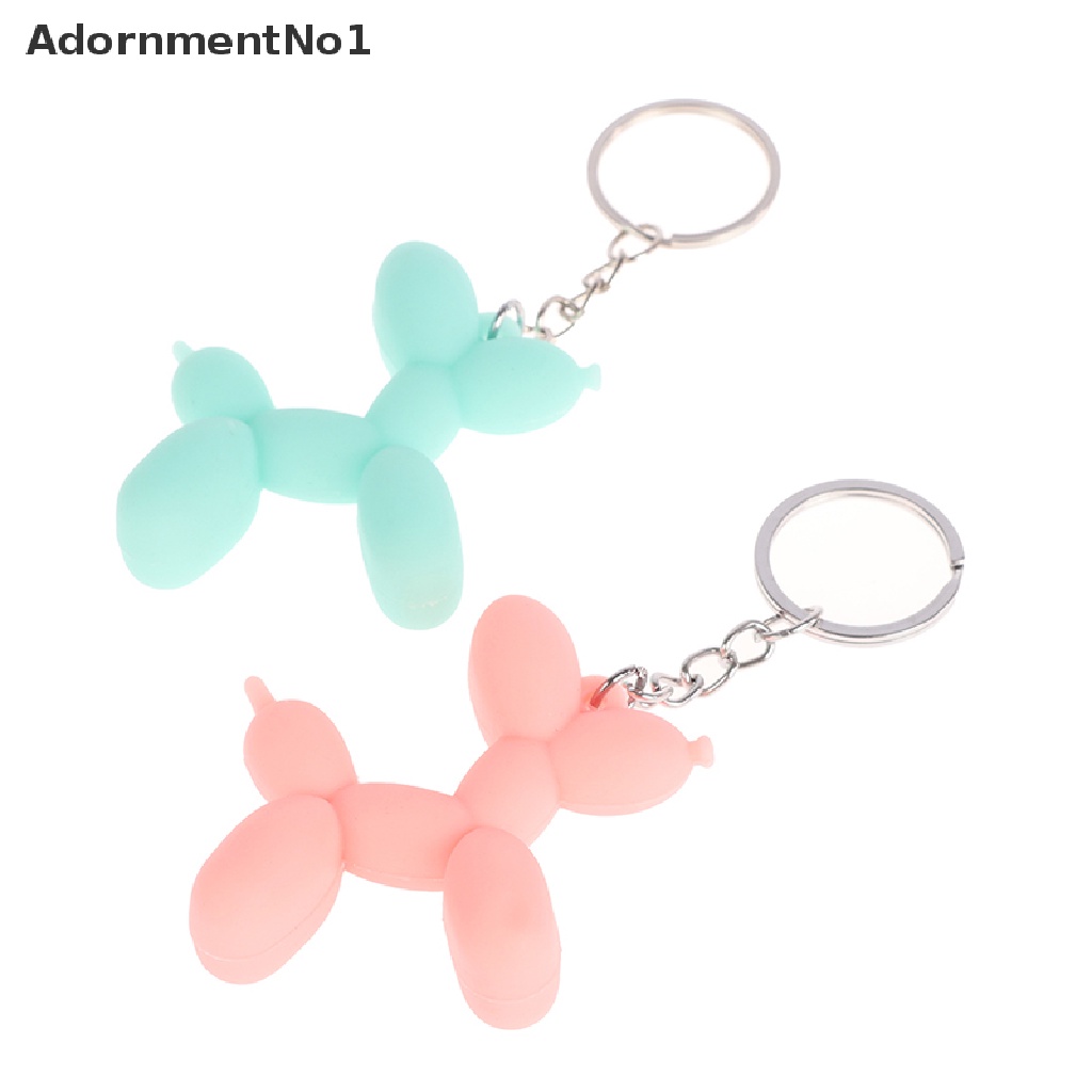 (AdornmentNo1) Gantungan Kunci Bentuk Kartun Balon Anjing Untuk Hadiah Pasangan