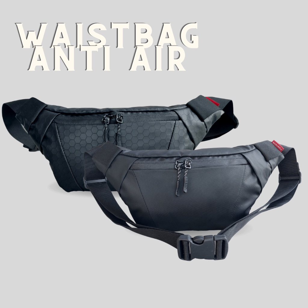 HANAWA - Tas Pinggang Waterproof Pria Wanita Bahan Bimo Waistbag Murah - Keren