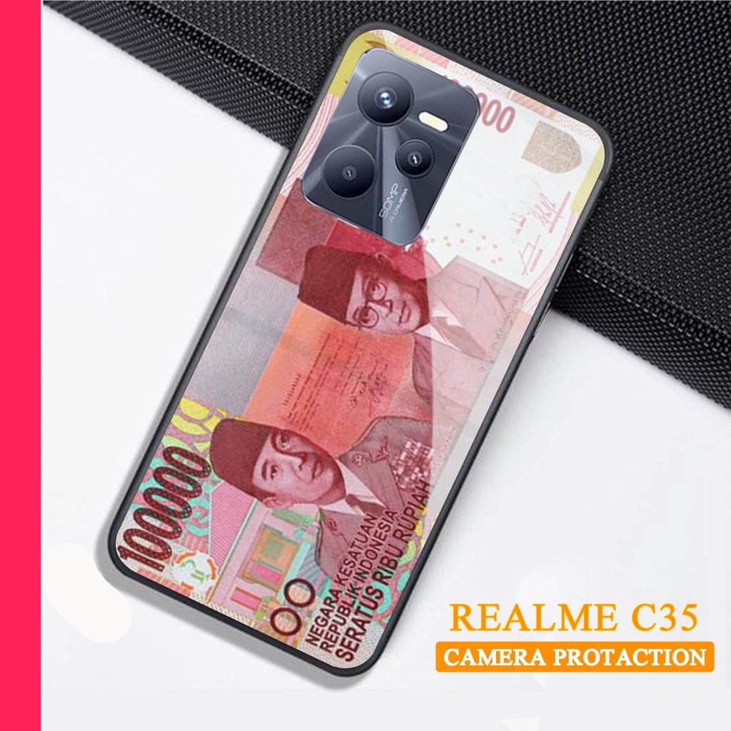 Softcase Glass Kaca REALME C35 - Casing HP REALME C35 [ S25 ].