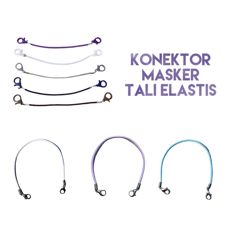 konektor masker tali elastis