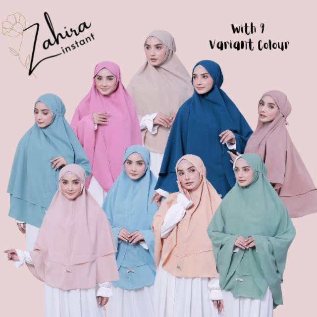 BERGO NON PAD | HIJAB INSTAN |ZAHIRA INSTAN BY GERAI MIKA | KHIMAR DUA LAYER | KHIMAR DAILY
