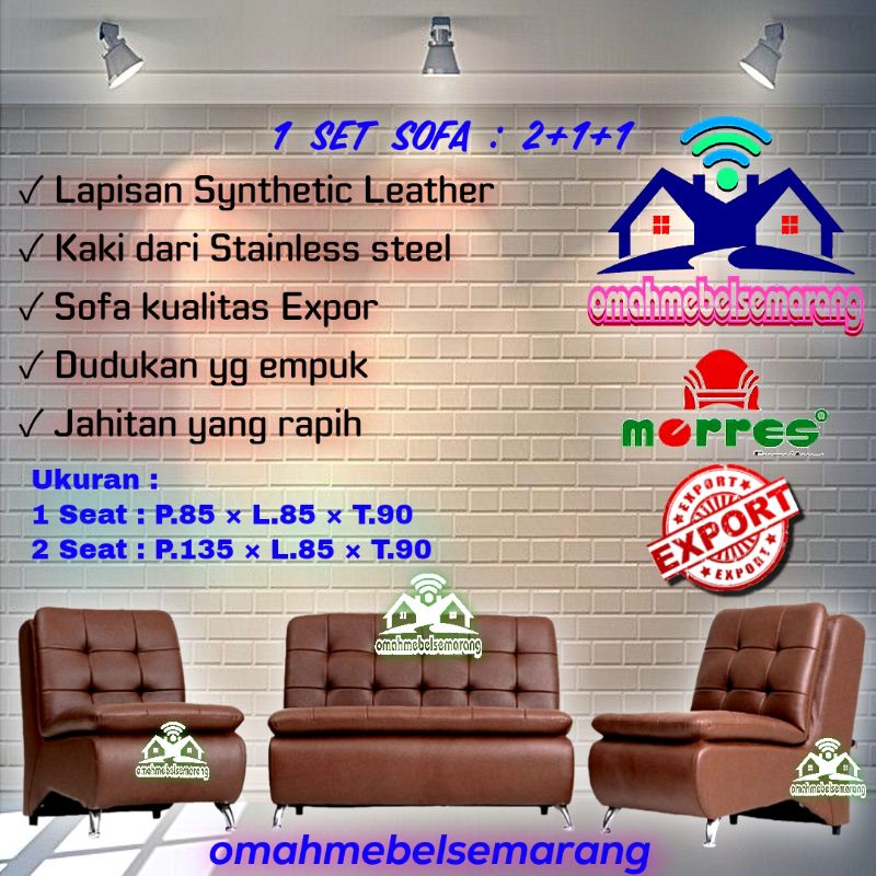 Sofa Minimalis MORRES VERONICA 211 Kursi Tamu