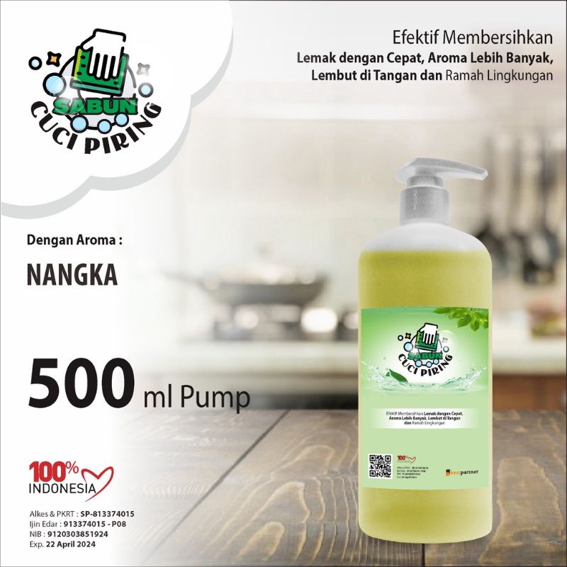 Sabun Cuci Piring Aneka Aroma Buah kemasa pump 500 ml